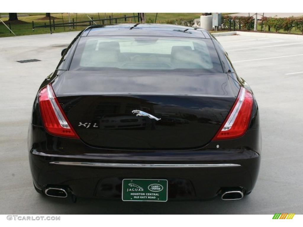 2011 XJ XJL - Caviar Metallic / Cashew/Truffle Piping photo #9