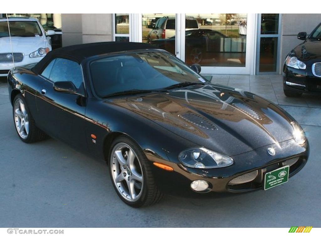 Ebony Black 2004 Jaguar XK XKR Convertible Exterior Photo #40906289
