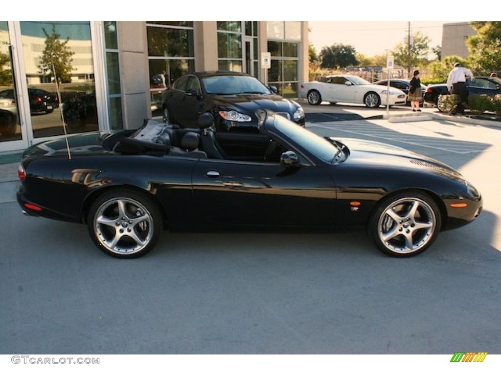 Ebony Black 2004 Jaguar XK XKR Convertible Exterior Photo #40906397