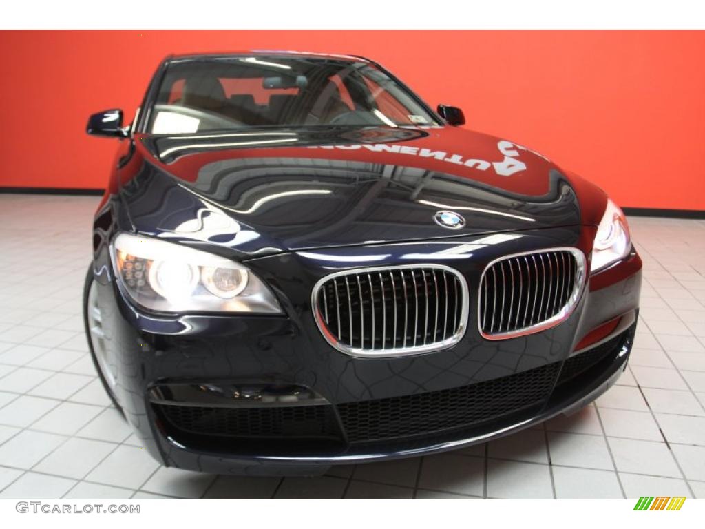 2011 7 Series 750i Sedan - Carbon Black Metallic / Saddle/Black Nappa Leather photo #15