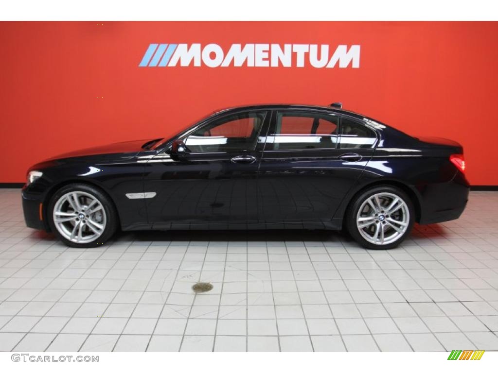 2011 7 Series 750i Sedan - Carbon Black Metallic / Saddle/Black Nappa Leather photo #16