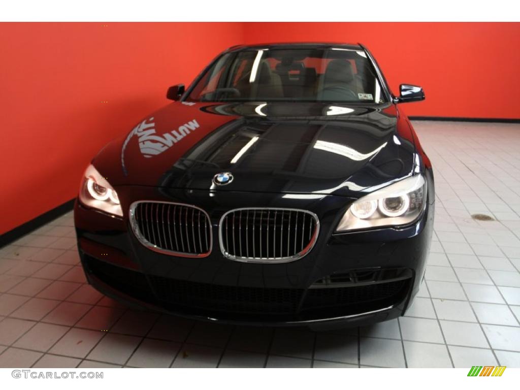2011 7 Series 750i Sedan - Carbon Black Metallic / Saddle/Black Nappa Leather photo #18