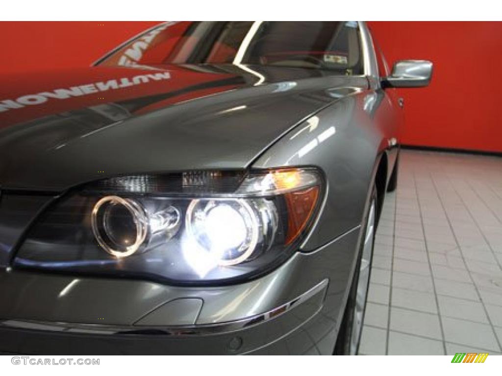 2007 7 Series 750Li Sedan - Sterling Grey Metallic / Beige photo #11