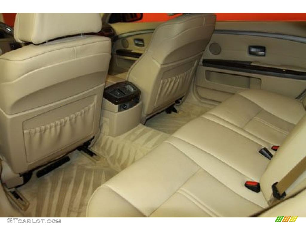 2007 7 Series 750Li Sedan - Sterling Grey Metallic / Beige photo #15