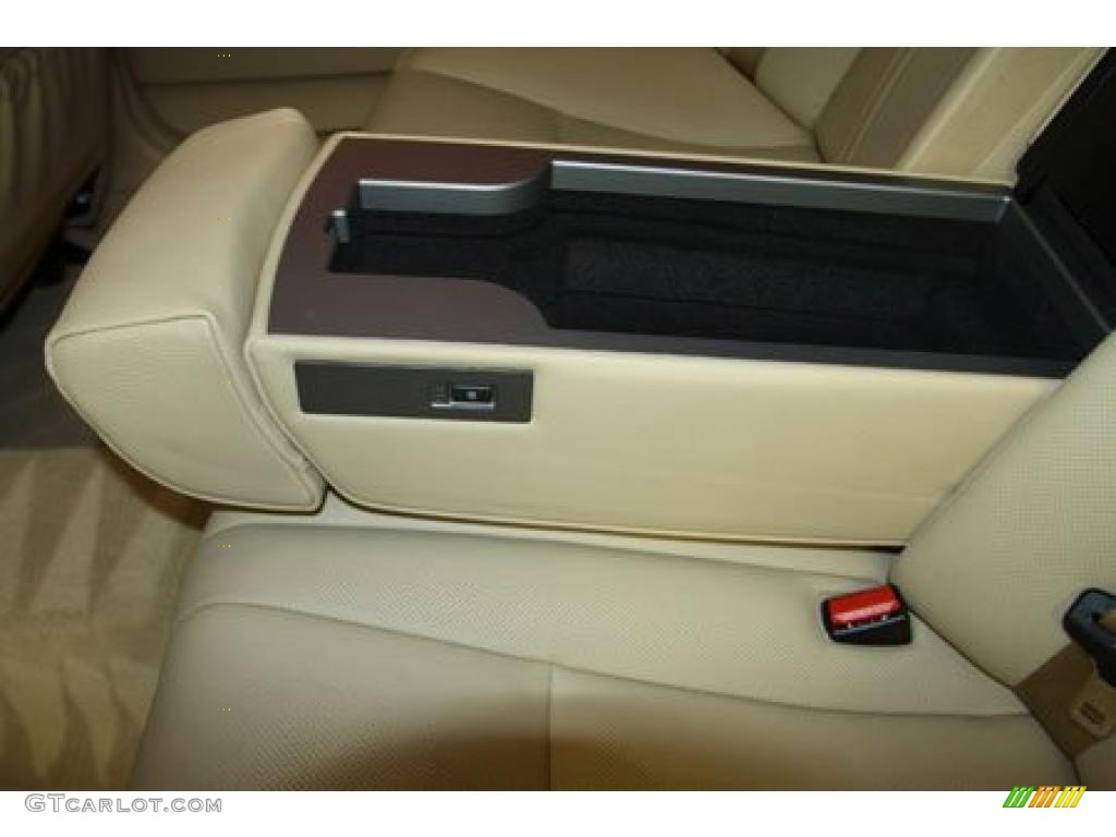 2007 7 Series 750Li Sedan - Sterling Grey Metallic / Beige photo #32