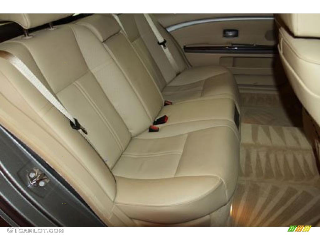 2007 7 Series 750Li Sedan - Sterling Grey Metallic / Beige photo #36