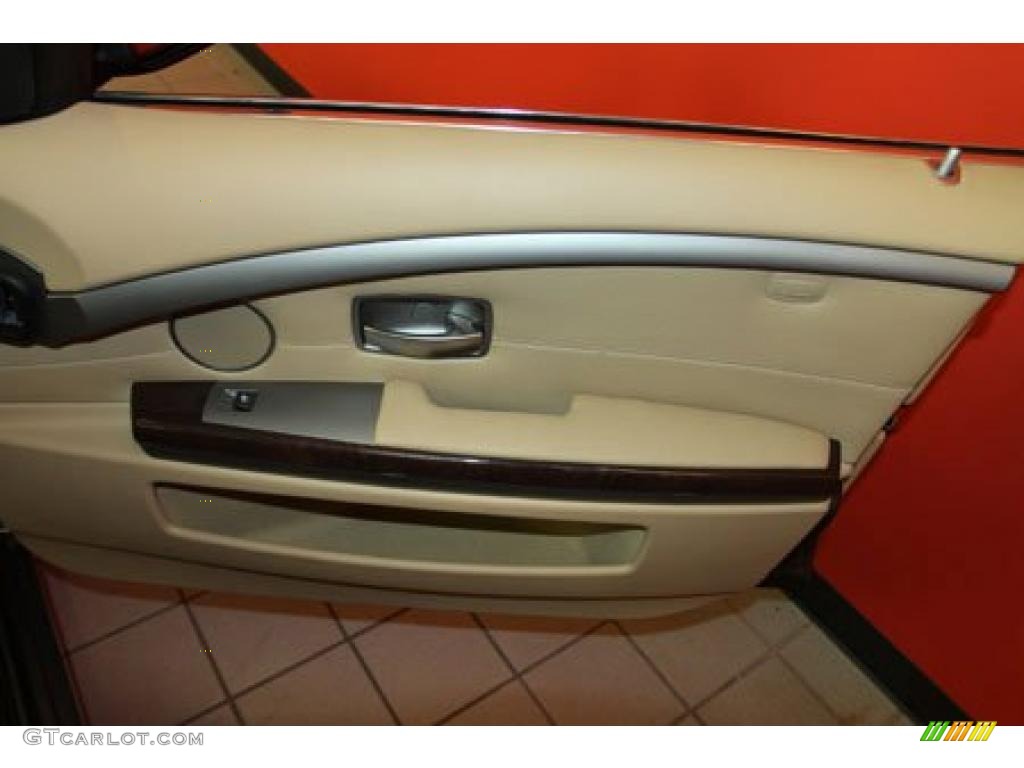 2007 7 Series 750Li Sedan - Sterling Grey Metallic / Beige photo #37