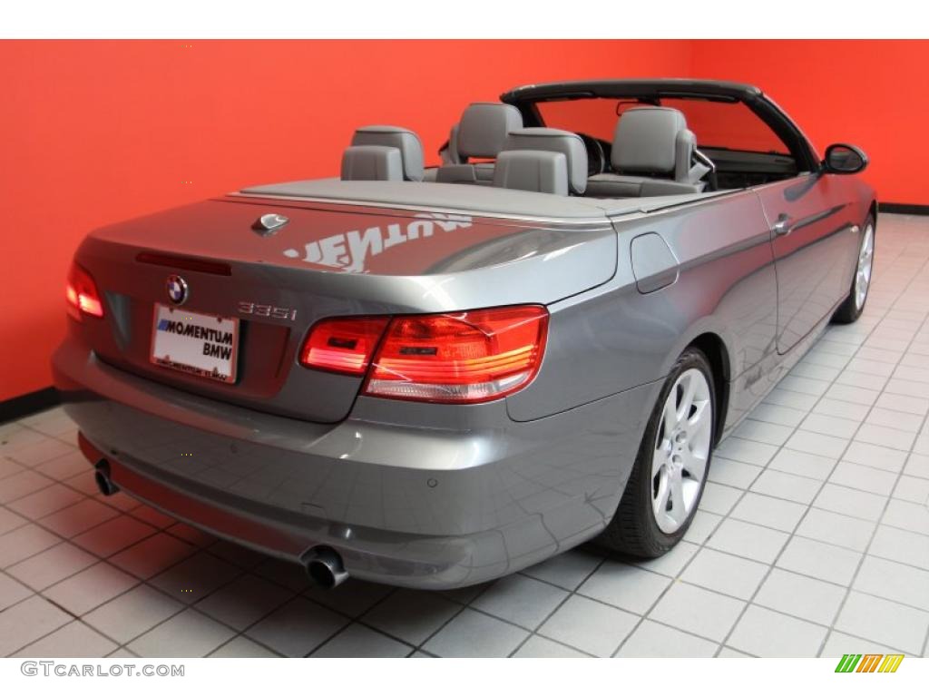 2008 3 Series 335i Convertible - Space Grey Metallic / Gray photo #2