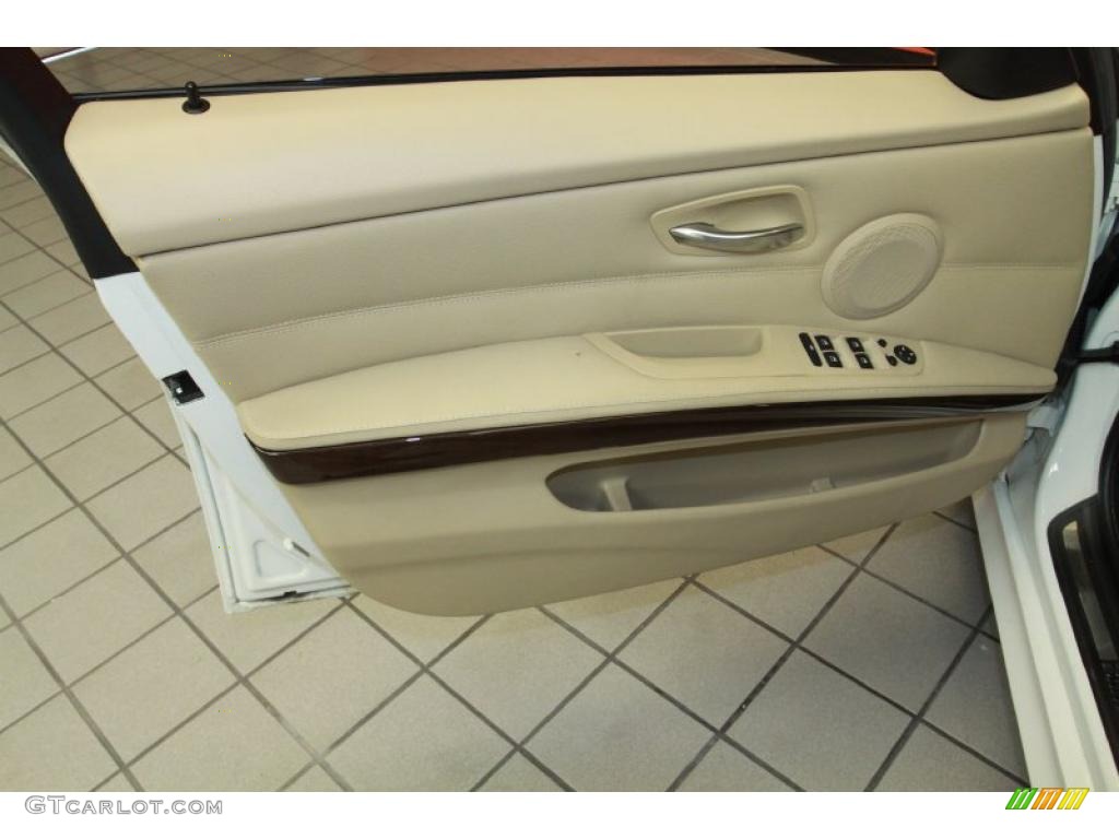 2010 BMW 3 Series 335i Sedan Beige Door Panel Photo #40911313