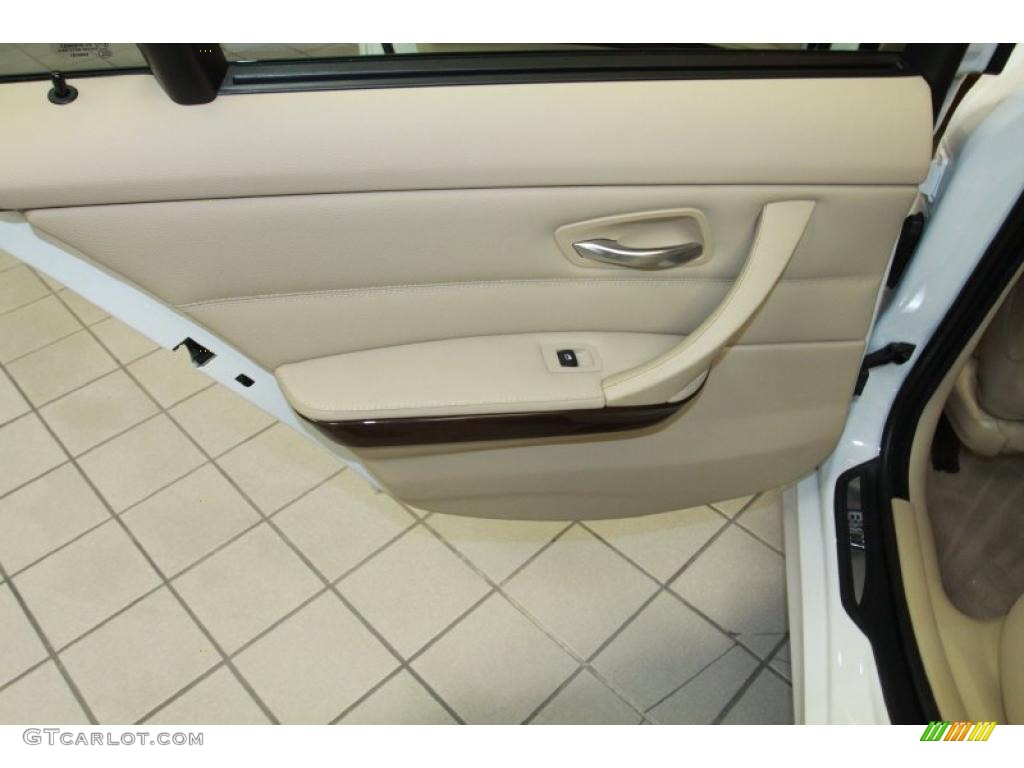 2010 BMW 3 Series 335i Sedan Beige Door Panel Photo #40911329