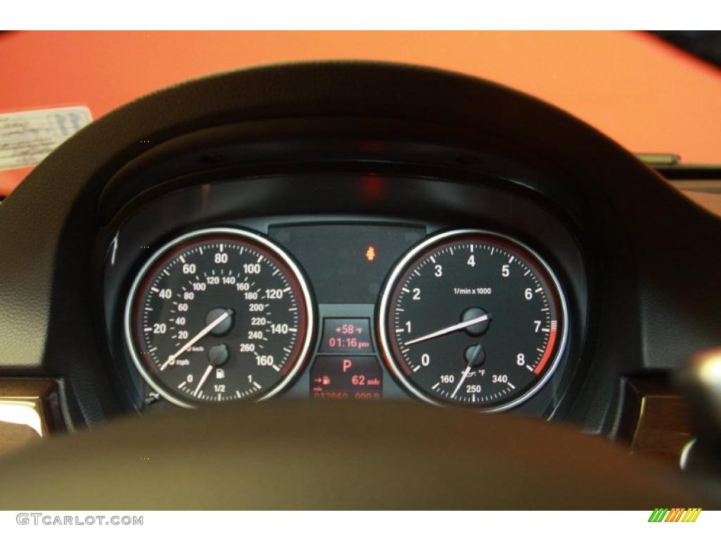 2010 BMW 3 Series 335i Sedan Gauges Photo #40911365