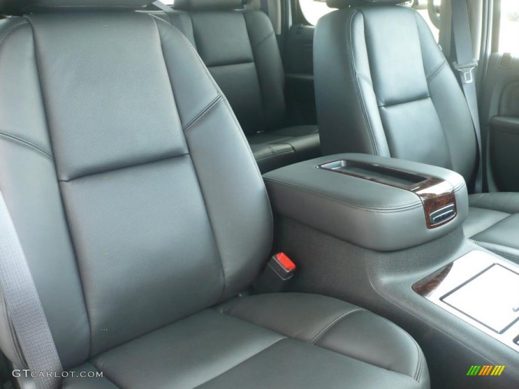 Ebony Interior 2011 GMC Sierra 1500 Denali Crew Cab 4x4 Photo #40911749