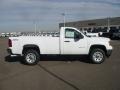 Summit White - Sierra 2500HD Work Truck Regular Cab 4x4 Photo No. 3