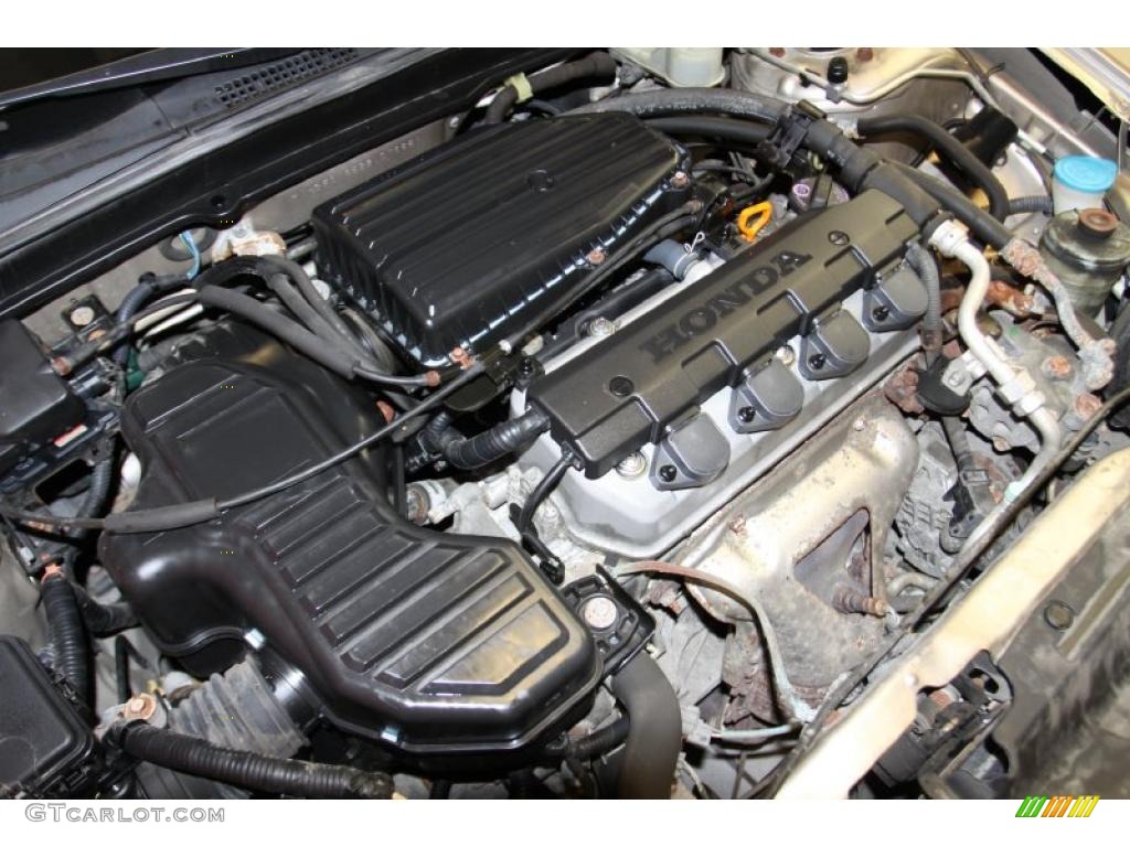 2002 Honda Civic LX Sedan 1.7 Liter SOHC 16-Valve 4 Cylinder Engine Photo #40912057