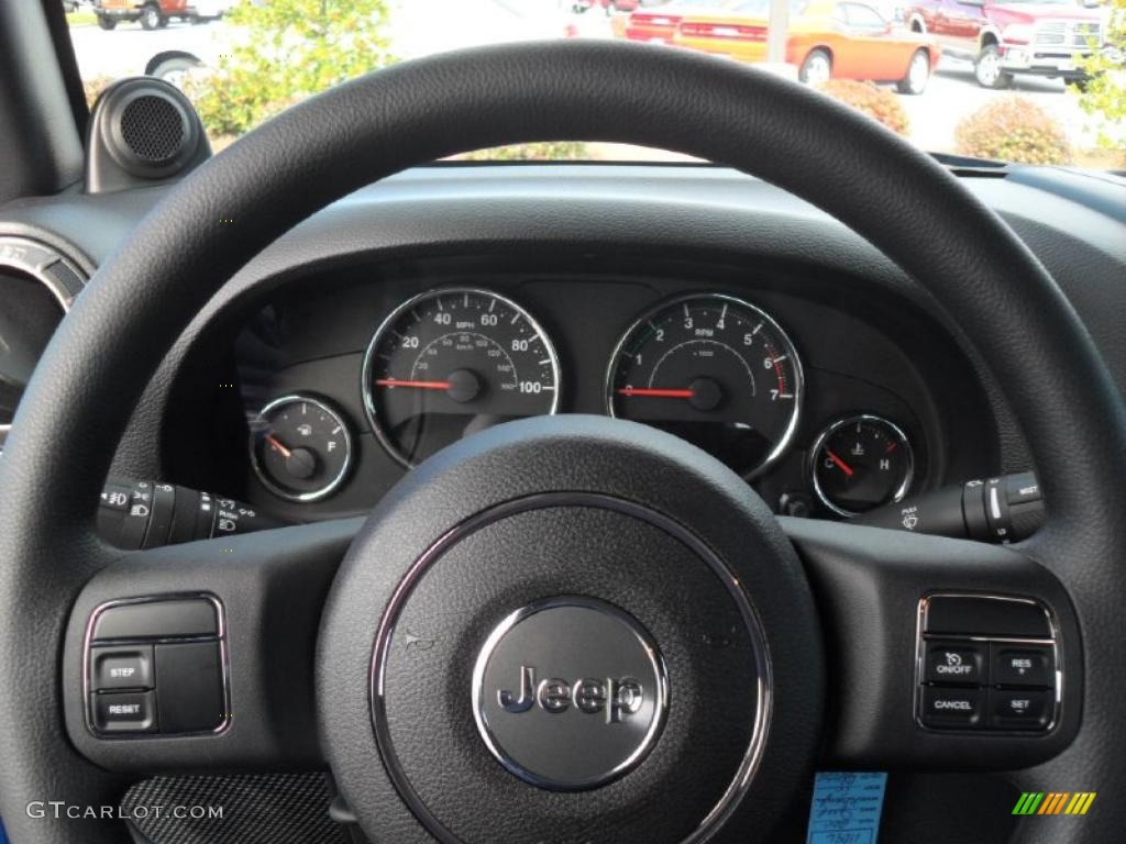 2011 Wrangler Sport 4x4 - Cosmos Blue / Black photo #13