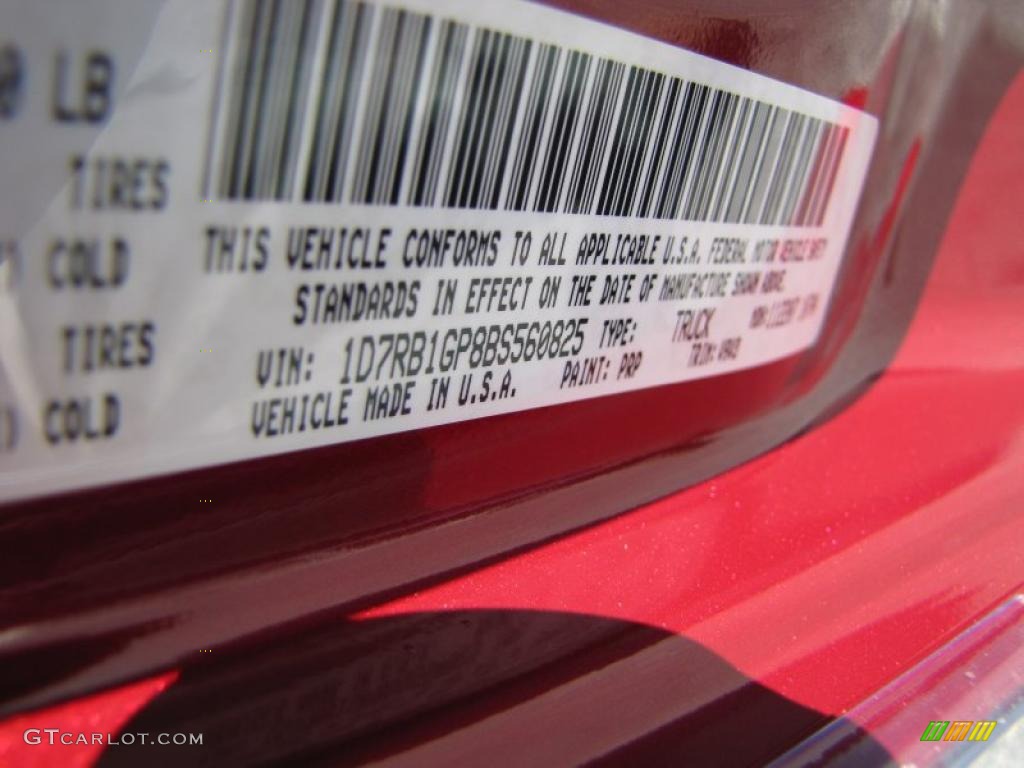 2011 Ram 1500 ST Quad Cab - Deep Cherry Red Crystal Pearl / Dark Slate Gray/Medium Graystone photo #19