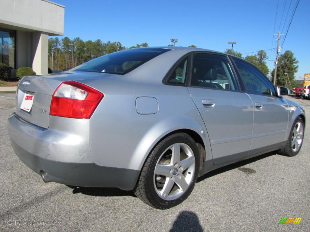 2004 A4 1.8T Sedan - Light Silver Metallic / Ebony photo #7