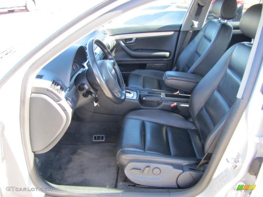 Ebony Interior 2004 Audi A4 1.8T Sedan Photo #40914781