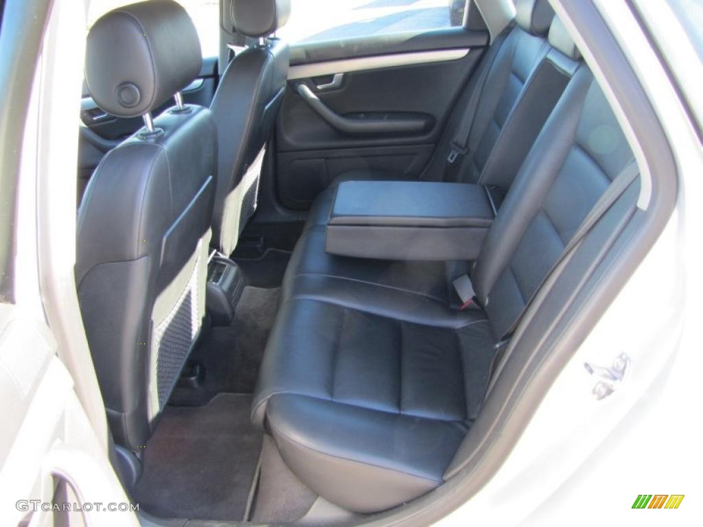 Ebony Interior 2004 Audi A4 1.8T Sedan Photo #40914825