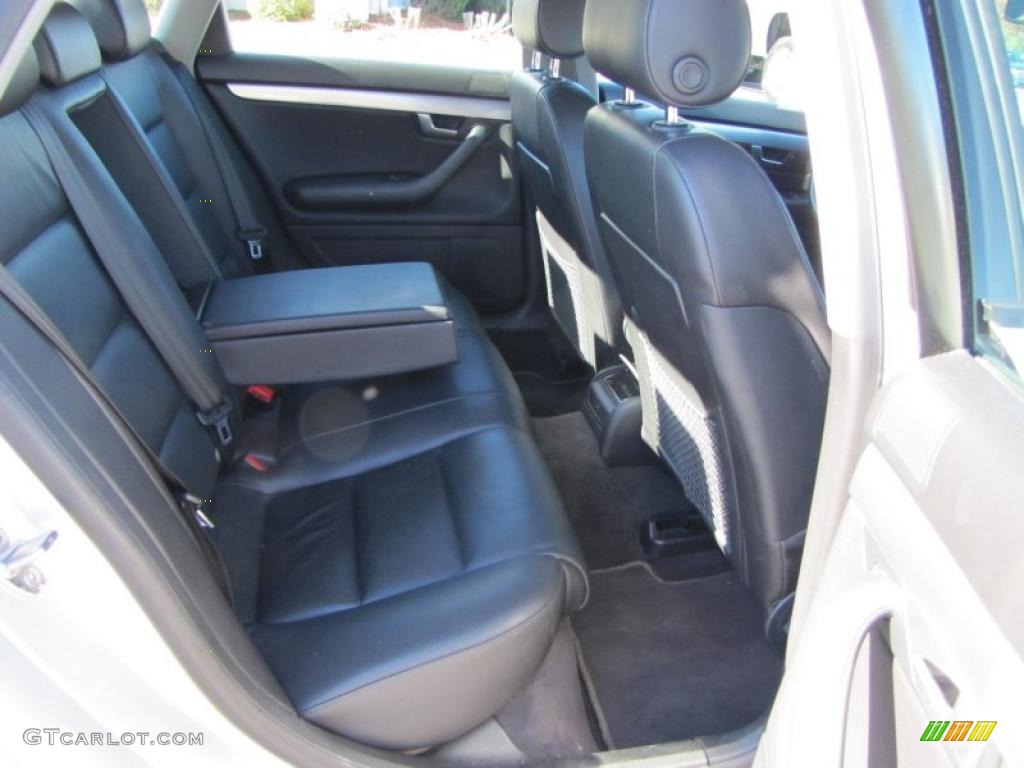 Ebony Interior 2004 Audi A4 1.8T Sedan Photo #40914841