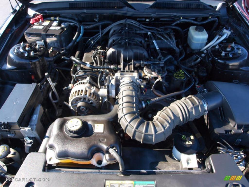 2006 Mustang V6 Premium Convertible - Black / Light Graphite photo #7