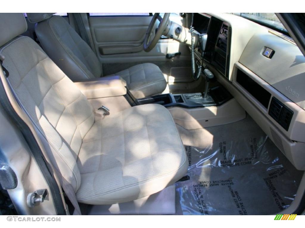 Beige Interior 1994 Jeep Cherokee Sport Photo #40916029
