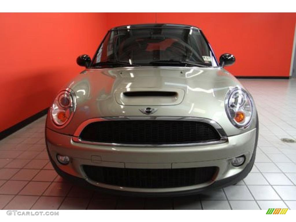 2008 Cooper S Hardtop - Sparkling Silver Metallic / Lounge Redwood photo #12