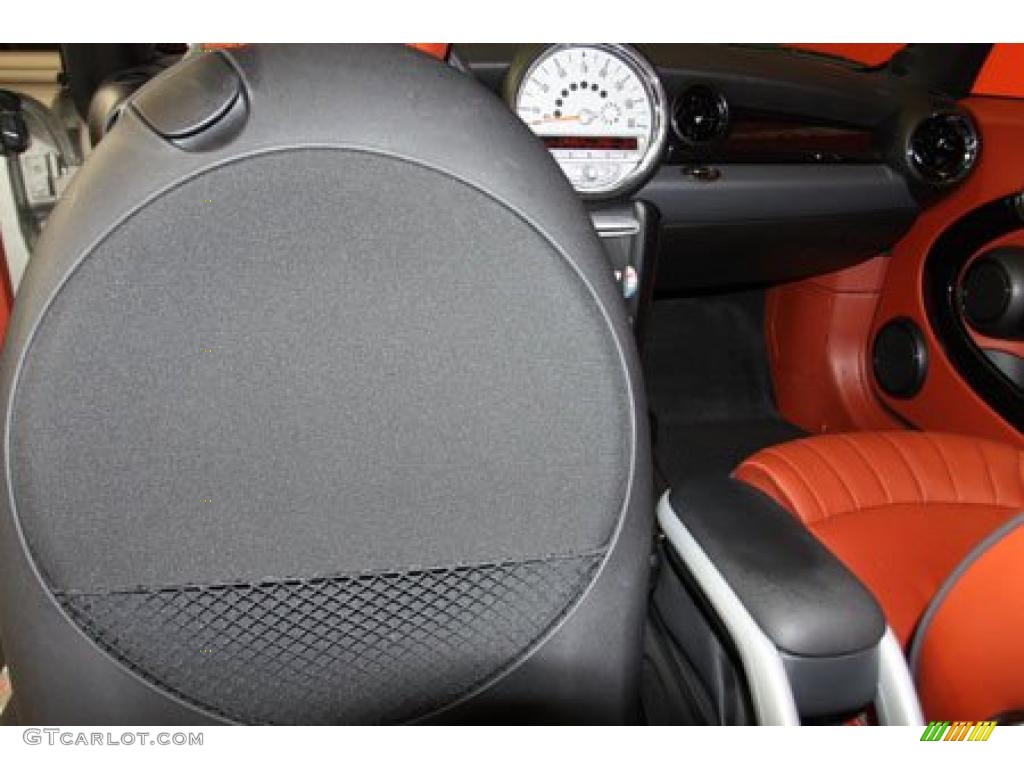 2008 Cooper S Hardtop - Sparkling Silver Metallic / Lounge Redwood photo #17