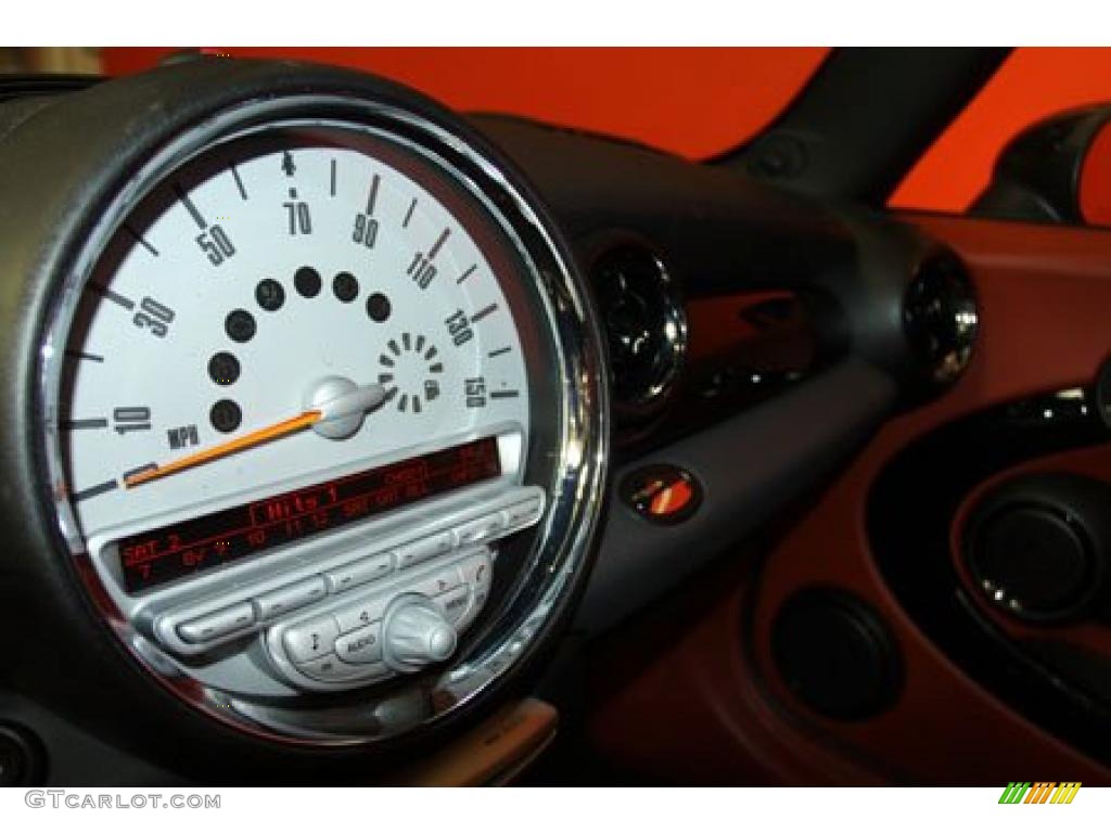 2008 Cooper S Hardtop - Sparkling Silver Metallic / Lounge Redwood photo #20