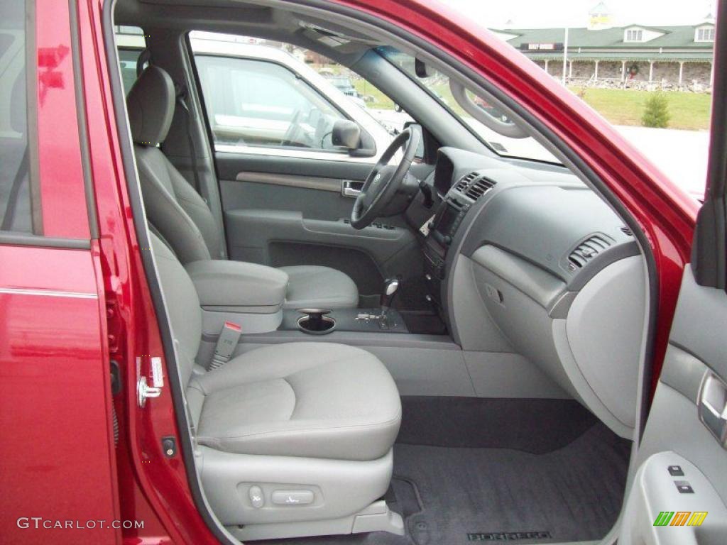 Gray Interior 2009 Kia Borrego EX V8 4x4 Photo #40917285