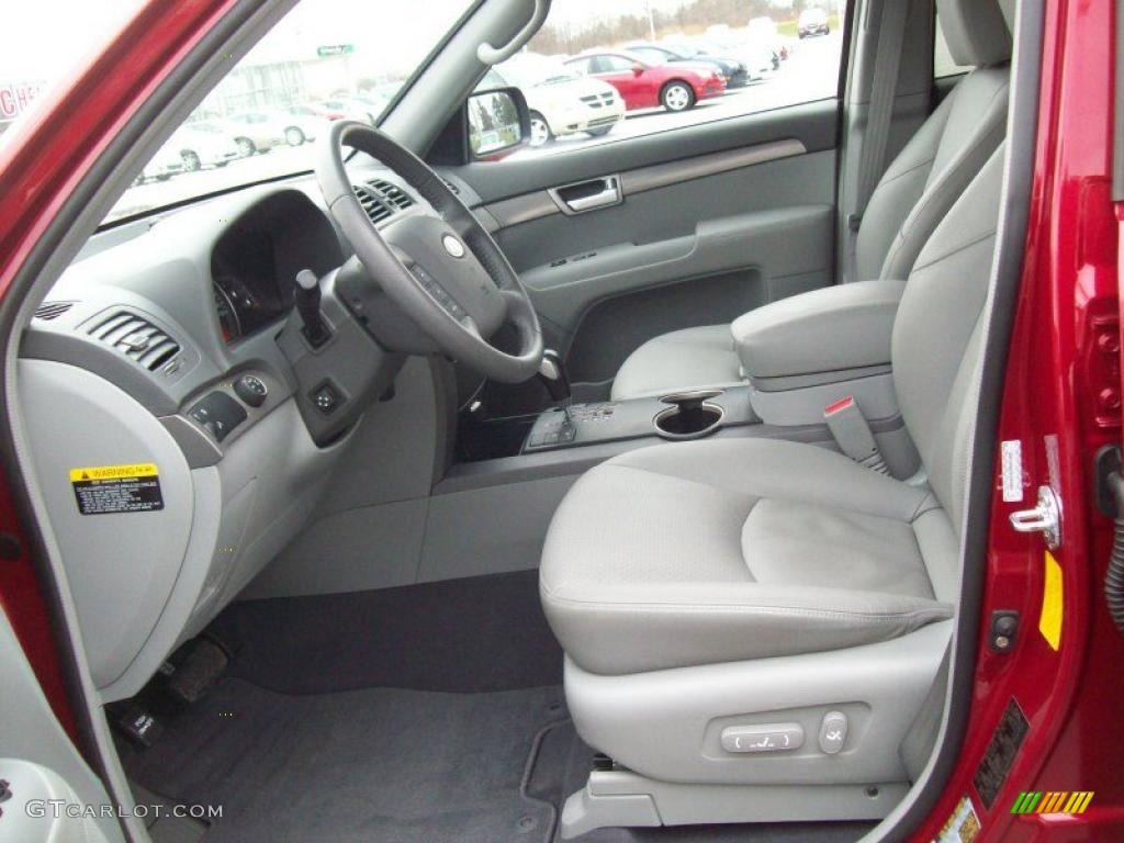 Gray Interior 2009 Kia Borrego EX V8 4x4 Photo #40917561