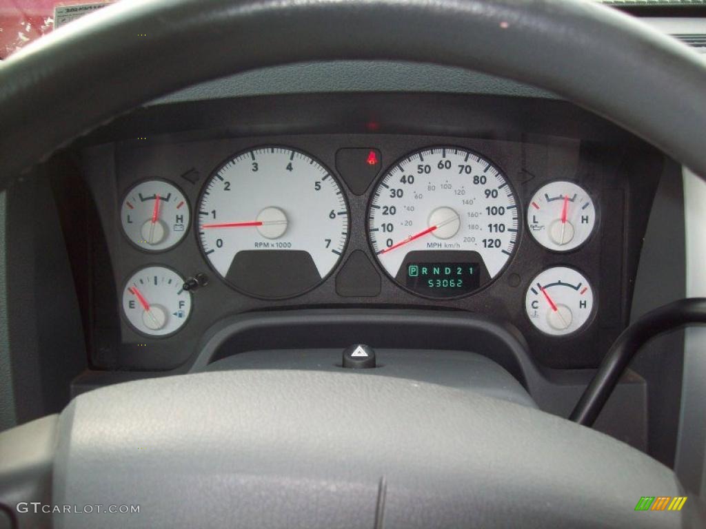 2007 Dodge Ram 1500 Laramie Mega Cab 4x4 Gauges Photo #40918561