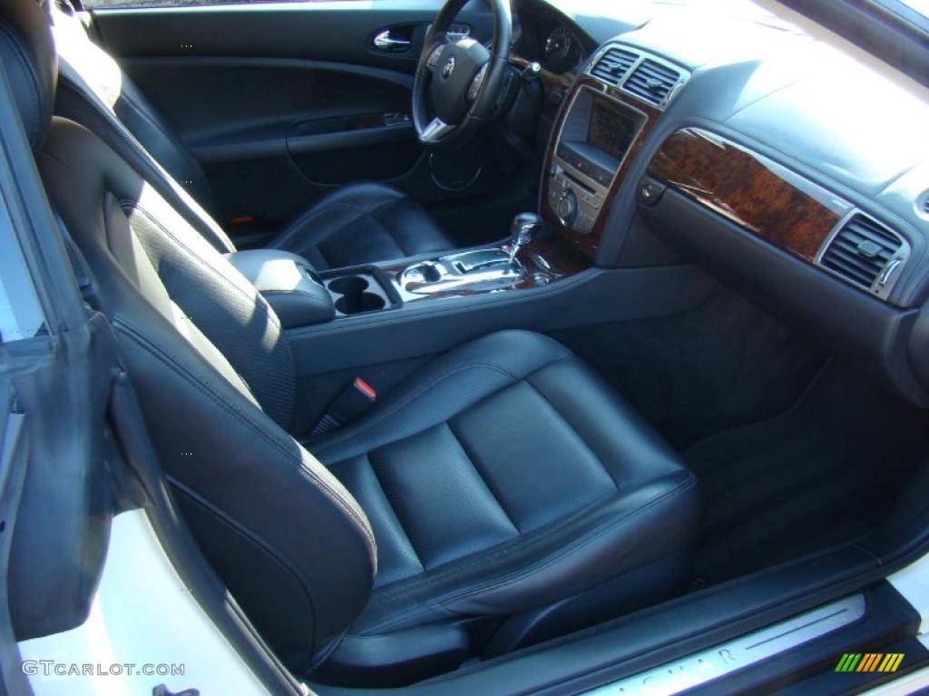 Charcoal Interior 2008 Jaguar XK XK8 Convertible Photo #40918957