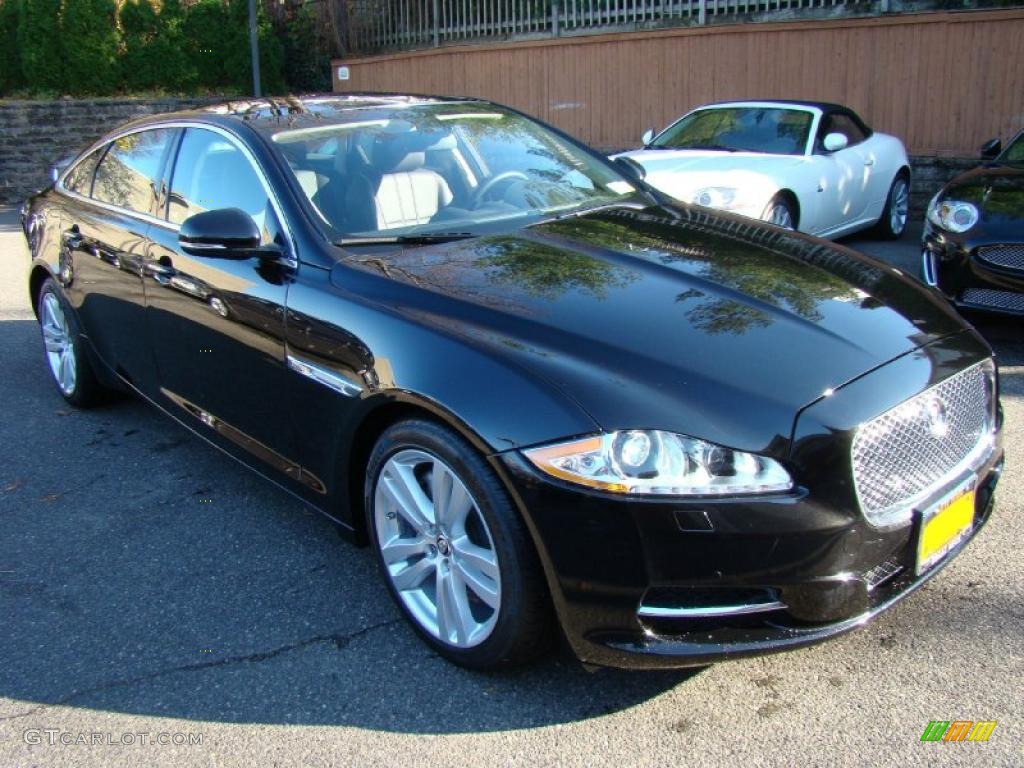 Ebony Black 2011 Jaguar XJ XJL Exterior Photo #40919601