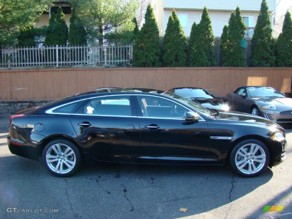 Ebony Black 2011 Jaguar XJ XJL Exterior Photo #40919617