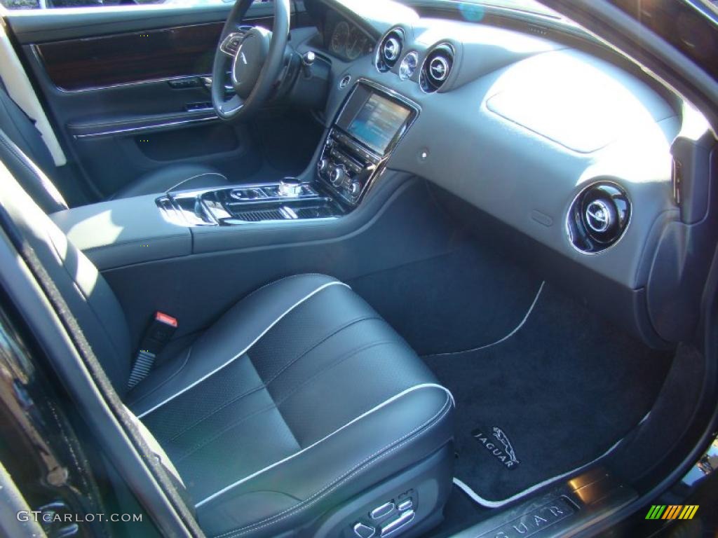 Jet Black/Ivory Interior 2011 Jaguar XJ XJL Photo #40919849
