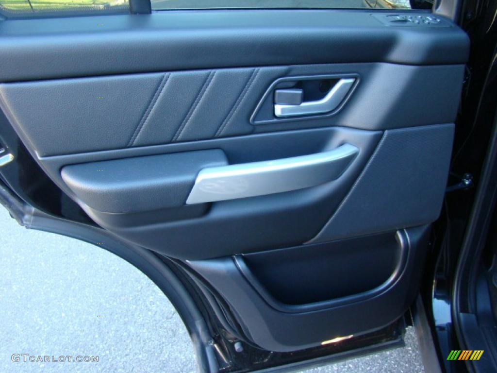2009 Land Rover Range Rover Sport HSE Ebony/Ebony Door Panel Photo #40920209