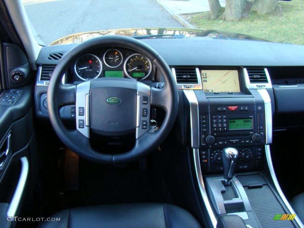 2009 Land Rover Range Rover Sport HSE Ebony/Ebony Dashboard Photo #40920237