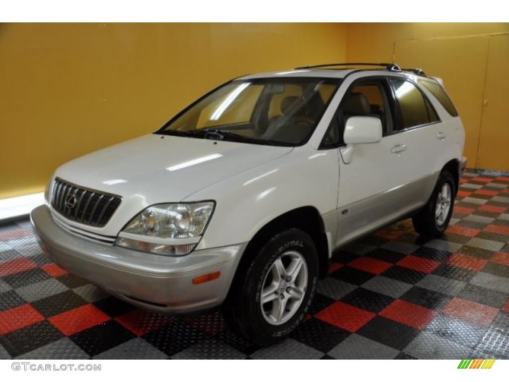 2001 RX 300 AWD - White Gold Crystal / Ivory photo #2