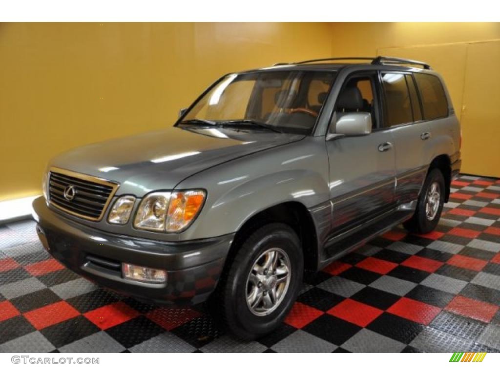 2001 LX 470 - Riverrock Green Metallic / Gray photo #2