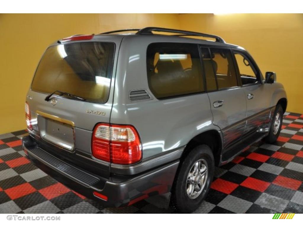 2001 LX 470 - Riverrock Green Metallic / Gray photo #4