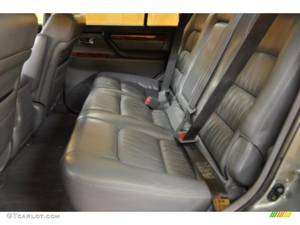 2001 LX 470 - Riverrock Green Metallic / Gray photo #13