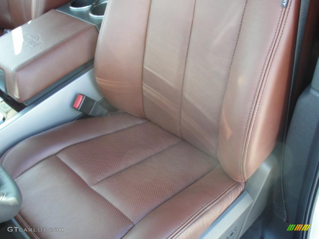 Chaparral Leather Interior 2011 Ford Expedition EL King Ranch 4x4 Photo #40923893