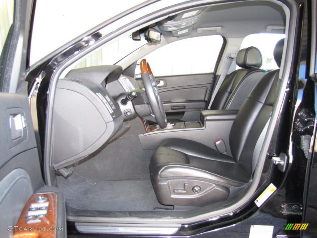Ebony Interior 2008 Cadillac STS V6 Photo #40924312
