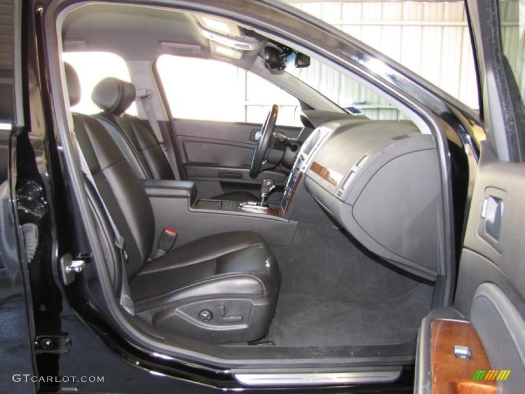 Ebony Interior 2008 Cadillac STS V6 Photo #40924325