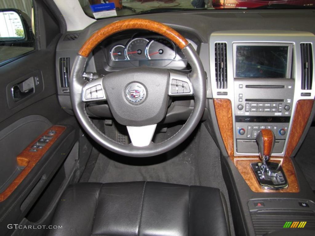 2008 Cadillac STS V6 Ebony Dashboard Photo #40924404
