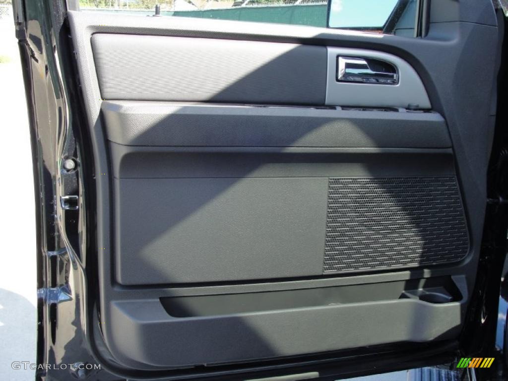 2011 Ford Expedition EL Limited Charcoal Black Door Panel Photo #40924616