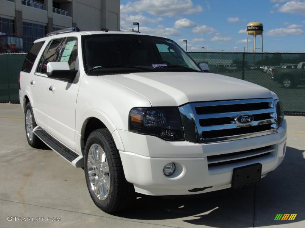 White Platinum Tri-Coat 2011 Ford Expedition Limited Exterior Photo #40925564