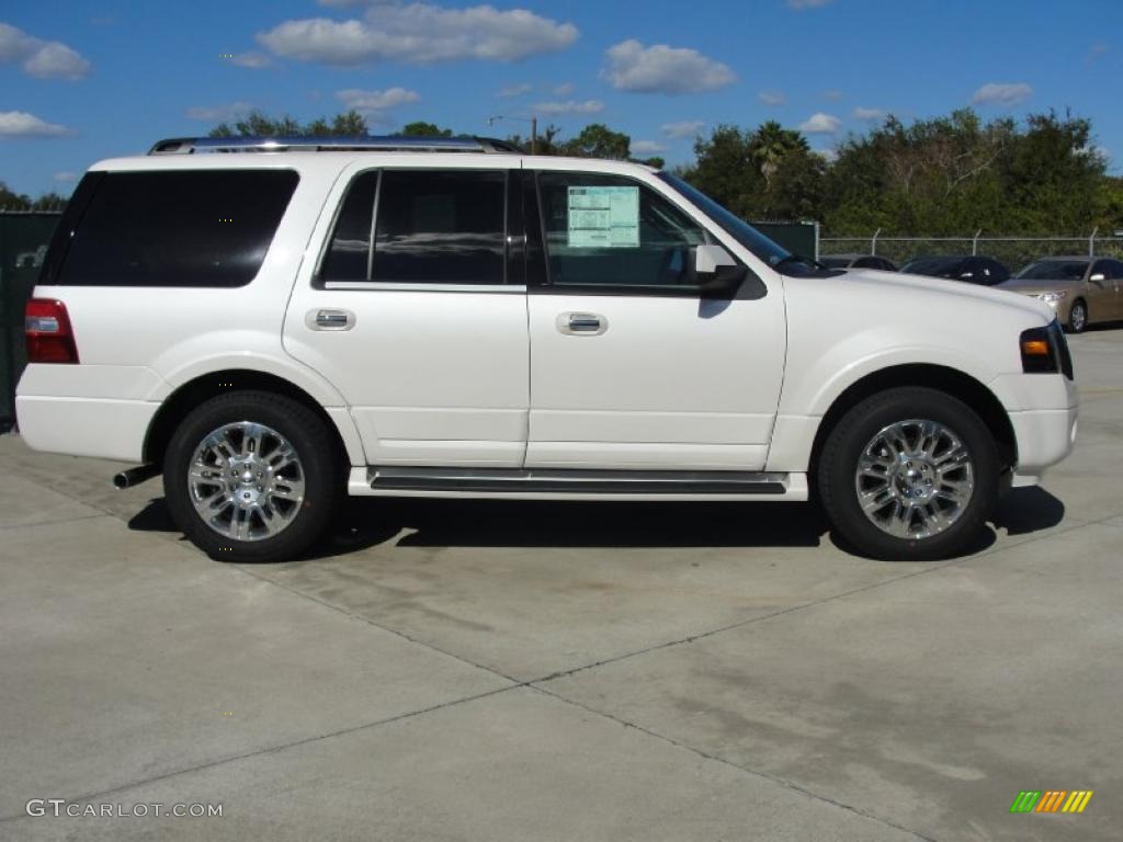 White Platinum Tri-Coat 2011 Ford Expedition Limited Exterior Photo #40925576