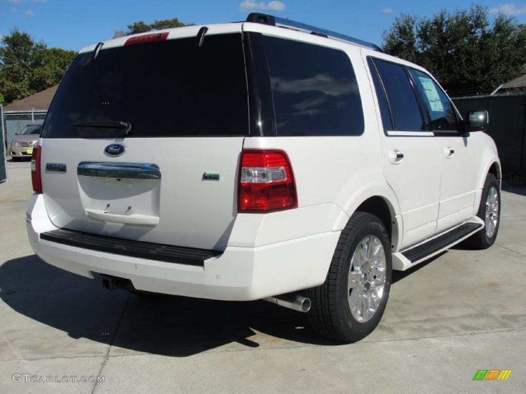 White Platinum Tri-Coat 2011 Ford Expedition Limited Exterior Photo #40925588